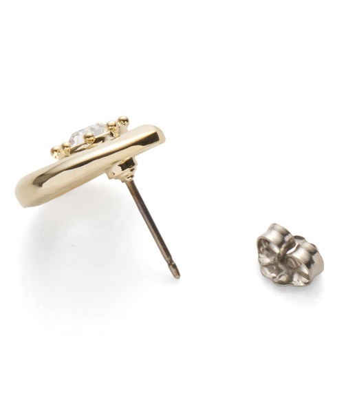 LANVIN en Bleu(ランバンオンブルー)の「ホースシューモチーフ ピアス(ピアス(両耳用)・レディース・シルバー/ゴールド・ONE SIZE)」の3枚目の写真