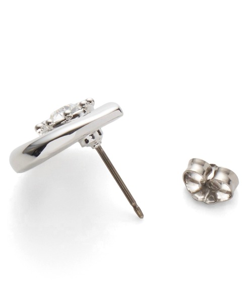 LANVIN en Bleu(ランバンオンブルー)の「ホースシューモチーフ ピアス(ピアス(両耳用)・レディース・シルバー/ゴールド・ONE SIZE)」の4枚目の写真