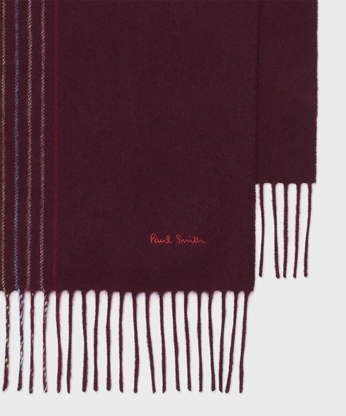 Paul Smith（ポールスミス）の「ハーフストライプ カシミヤブレンド