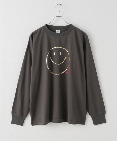 Spick & Span(スピックアンドスパン)の「PAY・DAY/ペイデイ SMULE L/S Tee(Tシャツ/カットソー・レディース・ブラック系その他/ホワイト・FREE)」の2枚目の写真
