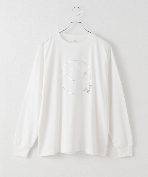 スピック＆スパン（Spick and Span）/PAY・DAY/ペイデイ SMULE L/S Tee セール】PAY・DAY/ペイデイ SMULE L/S Tee（Tシャツ/カットソー