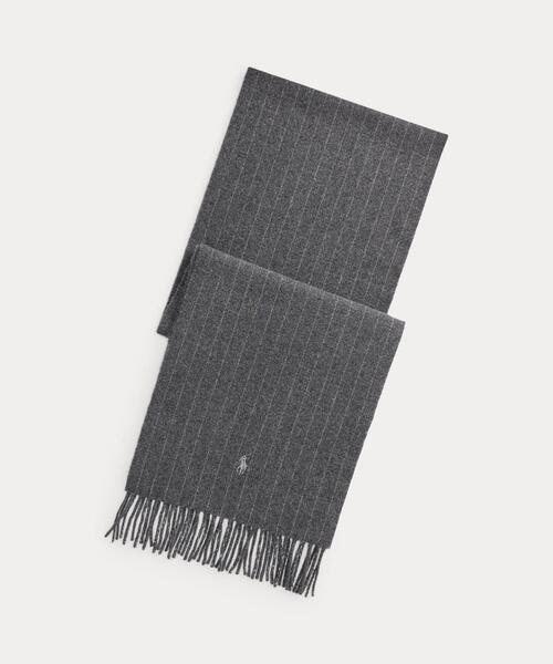 さくら dunhill ストライプマフラー ブラック/グレー さくら dunhill ストライプマフラー ブラック/グレー dunhill