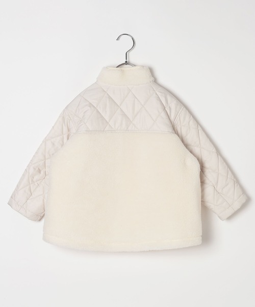 LEPSIM（レプシィム）の「【KIDS】ボア切り替えスタンドブルゾン　571647（ブルゾン・キッズ・ブラック/アイボリー・120/130/140）」の18枚目の写真