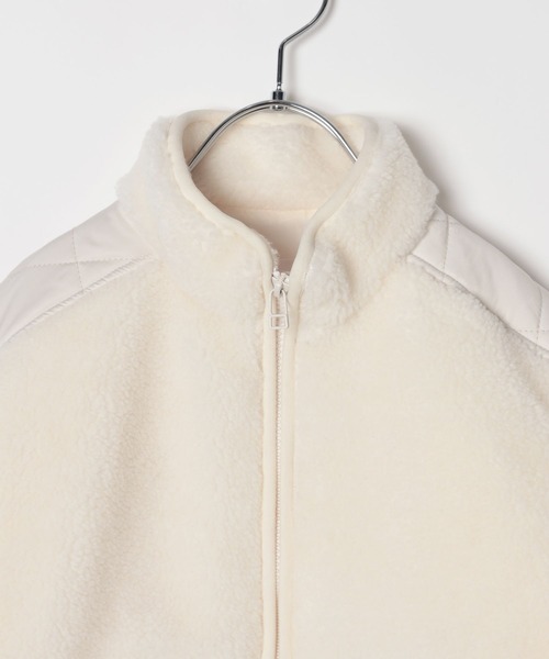 LEPSIM（レプシィム）の「【KIDS】ボア切り替えスタンドブルゾン　571647（ブルゾン・キッズ・ブラック/アイボリー・120/130/140）」の19枚目の写真