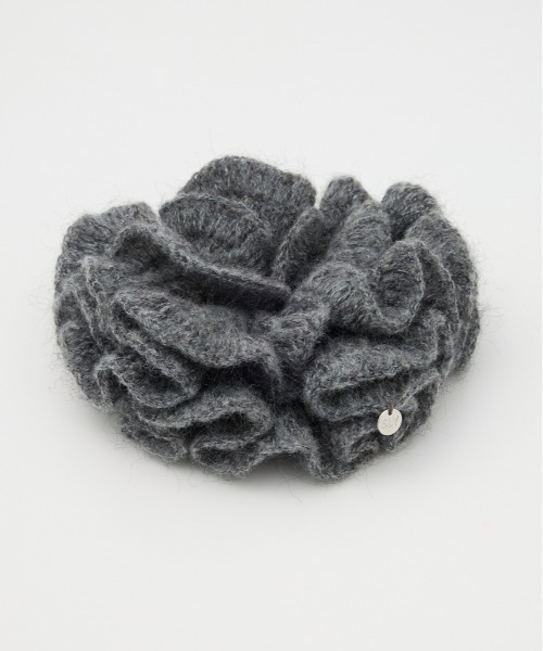 SLY（スライ）の「FRILL CHOUCHOU フリル シュシュ（シュシュ・レディース・ライム/グレー・FREE）」の9枚目の写真