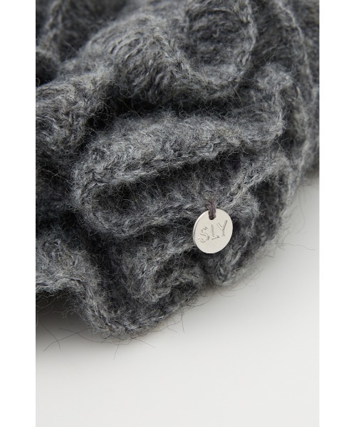 SLY（スライ）の「FRILL CHOUCHOU フリル シュシュ（シュシュ・レディース・ライム/グレー・FREE）」の13枚目の写真