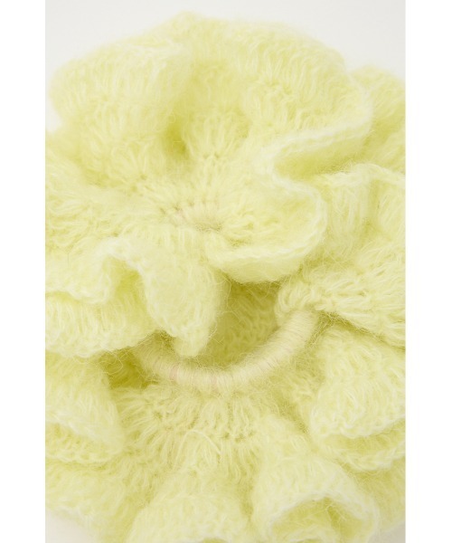 SLY（スライ）の「FRILL CHOUCHOU フリル シュシュ（シュシュ・レディース・ライム/グレー・FREE）」の16枚目の写真