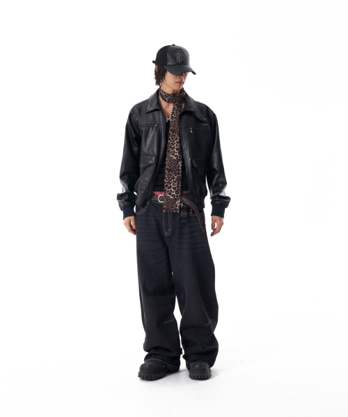 AAKAM(アーカム)の「CROS2 Washed Denim Pants (Black)(デニムパンツ・レディース・その他・1/2)」の9枚目の写真