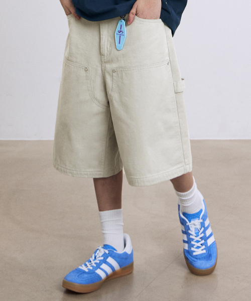 F.ILLUMINATE(フィルミネイト)の「ダブルニーベルムダショーツ-ライトグレー(その他パンツ・レディース・その他・SMALL/MEDIUM/LARGE)」の1枚目の写真