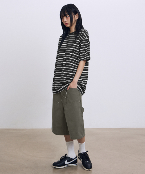 F.ILLUMINATE(フィルミネイト)の「ダブルニーベルムダショーツ-ライトグレー(その他パンツ・レディース・その他・SMALL/MEDIUM/LARGE)」の6枚目の写真