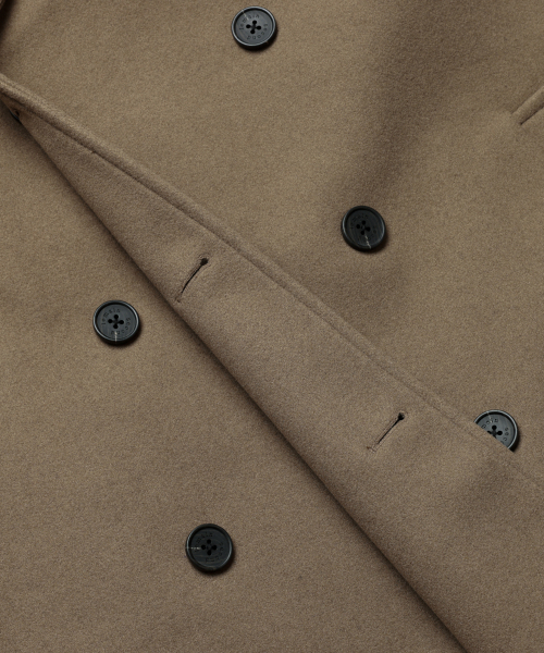 LEMAIN SECOND（リメインセカンド）の「WOOL BLEND OVERFIT DOUBLE COAT [BEIGE]（チェスターコート・メンズ・その他・MEDIUM/LARGE/X-LARGE）」の8枚目の写真