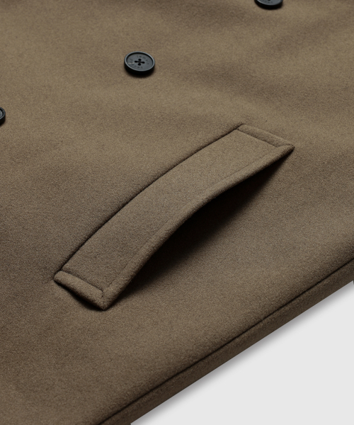 LEMAIN SECOND（リメインセカンド）の「WOOL BLEND OVERFIT DOUBLE COAT [BEIGE]（チェスターコート・メンズ・その他・MEDIUM/LARGE/X-LARGE）」の9枚目の写真