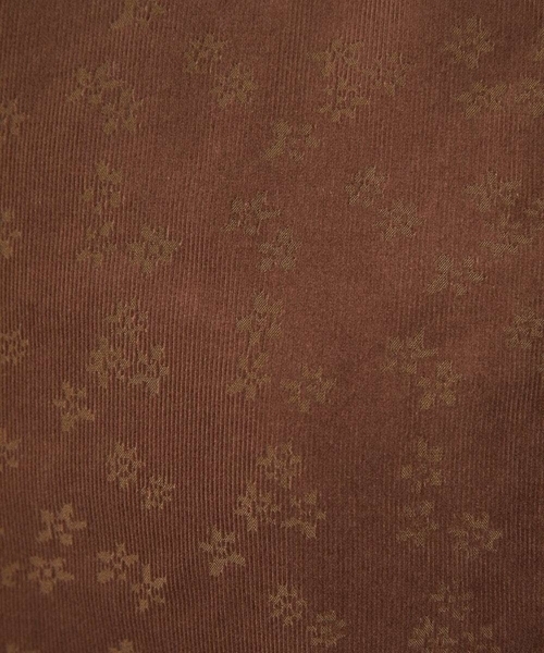 Jocomomola(ホコモモラ)の「コーデュロイオパールプリントシャツワンピース(ワンピース・レディース・モカ/グリーン・40)」の19枚目の写真