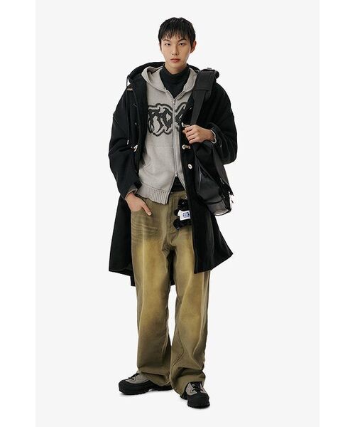 MUSINSA STANDARD（ムシンサスタンダード）の「[プレミアム] カシミヤ100 タートルネックニット [ダークグレー]（ニット/セーター・メンズ・その他・SMALL/MEDIUM/LARGE/X-LARGE/XX-LARGE）」の3枚目の写真