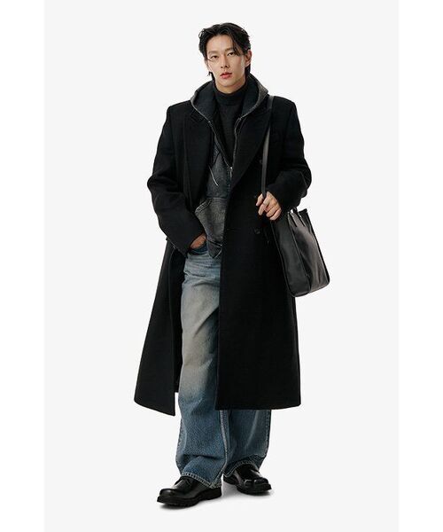 MUSINSA STANDARD（ムシンサスタンダード）の「[プレミアム] カシミヤ100 タートルネックニット [ダークグレー]（ニット/セーター・メンズ・その他・SMALL/MEDIUM/LARGE/X-LARGE/XX-LARGE）」の14枚目の写真