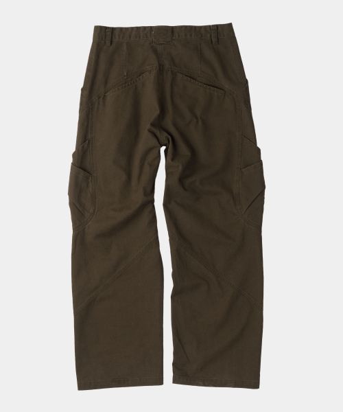 SLOWACID（スローアシッド）の「アウトポケットピンタックパンツ [カーキブラウン]（その他パンツ・レディース・その他・SMALL/MEDIUM/LARGE/X-LARGE）」の5枚目の写真