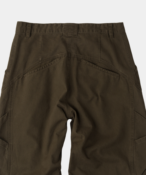 SLOWACID（スローアシッド）の「アウトポケットピンタックパンツ [カーキブラウン]（その他パンツ・レディース・その他・SMALL/MEDIUM/LARGE/X-LARGE）」の3枚目の写真
