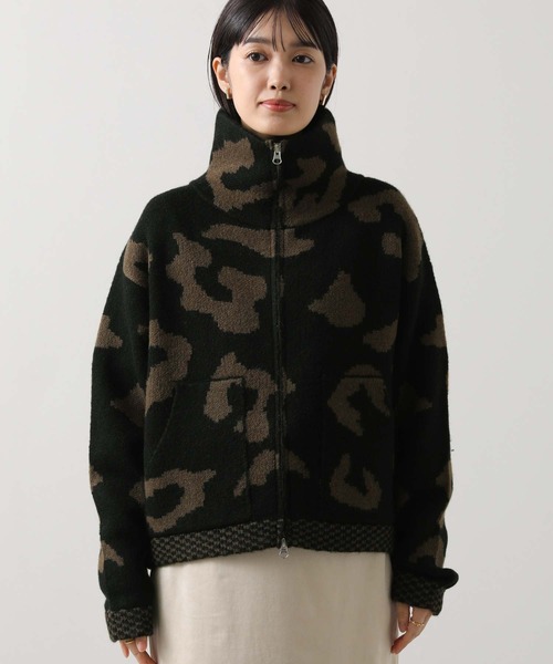 margaux（マルゴー）の「レオパードジャガードニットブルゾン（ニット/セーター・レディース・レオパード・FREE）」の13枚目の写真