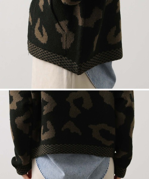 margaux（マルゴー）の「レオパードジャガードニットブルゾン（ニット/セーター・レディース・レオパード・FREE）」の16枚目の写真