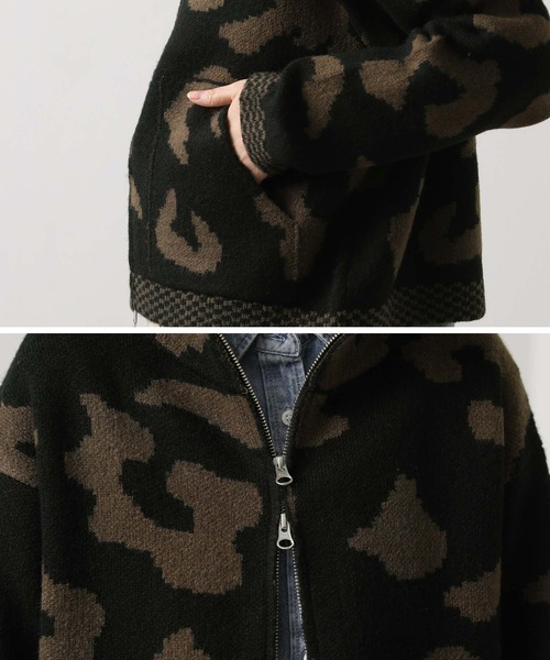 margaux（マルゴー）の「レオパードジャガードニットブルゾン（ニット/セーター・レディース・レオパード・FREE）」の17枚目の写真