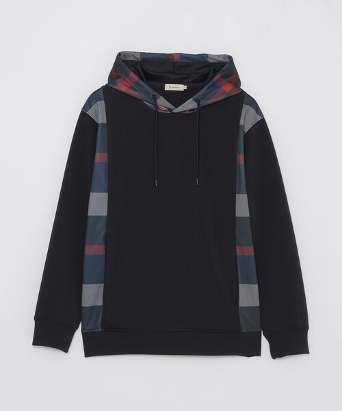 CB CRESTBRIDGE(シービークレストブリッジ)の「パーシャルチェックフーディー(パーカー・レディース・ネイビー/オフホワイト・2/1/3)」の15枚目の写真