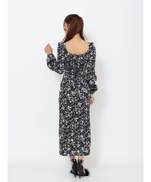 EATME（イートミー）の「カットアウトレースアップワンピース（ワンピース・レディース・ブラック/アイボリー・SMALL/MEDIUM）」の6枚目の写真