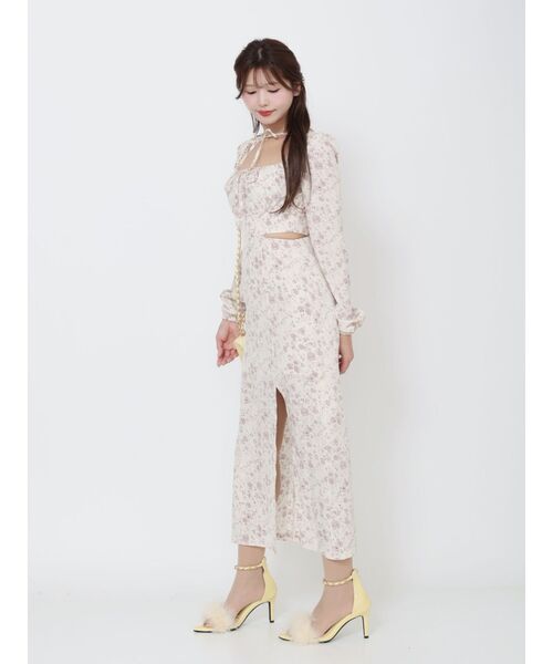 EATME（イートミー）の「カットアウトレースアップワンピース（ワンピース・レディース・ブラック/アイボリー・SMALL/MEDIUM）」の7枚目の写真