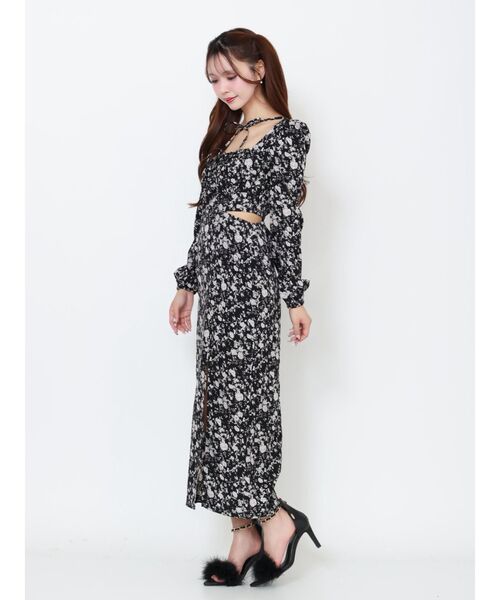 EATME（イートミー）の「カットアウトレースアップワンピース（ワンピース・レディース・ブラック/アイボリー・SMALL/MEDIUM）」の13枚目の写真