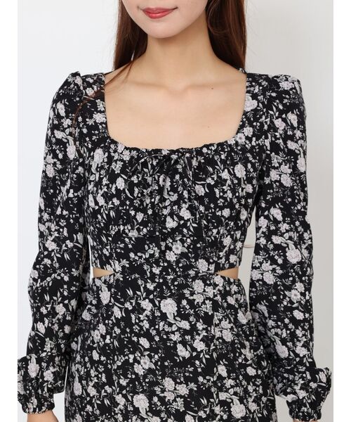 EATME（イートミー）の「カットアウトレースアップワンピース（ワンピース・レディース・ブラック/アイボリー・SMALL/MEDIUM）」の15枚目の写真