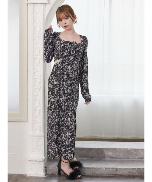 EATME（イートミー）の「カットアウトレースアップワンピース（ワンピース・レディース・ブラック/アイボリー・SMALL/MEDIUM）」の16枚目の写真