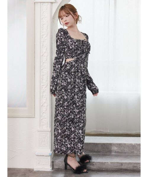 EATME（イートミー）の「カットアウトレースアップワンピース（ワンピース・レディース・ブラック/アイボリー・SMALL/MEDIUM）」の21枚目の写真