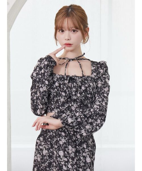 EATME（イートミー）の「カットアウトレースアップワンピース（ワンピース・レディース・ブラック/アイボリー・SMALL/MEDIUM）」の22枚目の写真