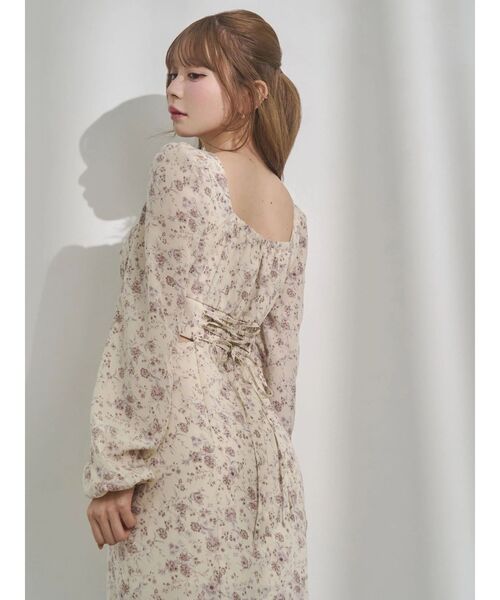 EATME（イートミー）の「カットアウトレースアップワンピース（ワンピース・レディース・ブラック/アイボリー・SMALL/MEDIUM）」の11枚目の写真