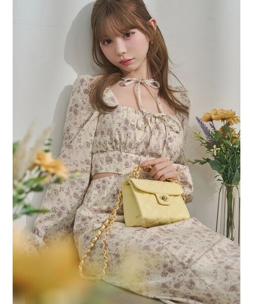 EATME（イートミー）の「カットアウトレースアップワンピース（ワンピース・レディース・ブラック/アイボリー・SMALL/MEDIUM）」の14枚目の写真