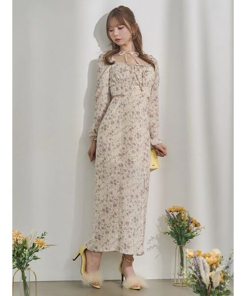 EATME（イートミー）の「カットアウトレースアップワンピース（ワンピース・レディース・ブラック/アイボリー・SMALL/MEDIUM）」の8枚目の写真
