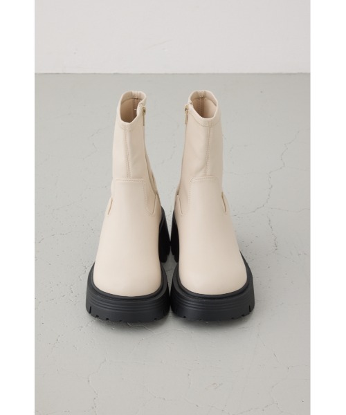 AZUL by moussy(アズールバイマウジー)の「VENUSストレッチトラックソールブーツ(ブーツ・レディース・アイボリー/ブラック・SMALL/MEDIUM/LARGE)」の13枚目の写真