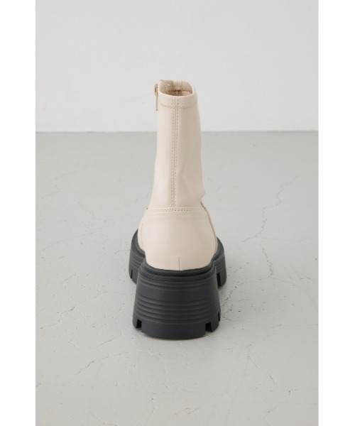 AZUL by moussy(アズールバイマウジー)の「VENUSストレッチトラックソールブーツ(ブーツ・レディース・アイボリー/ブラック・SMALL/MEDIUM/LARGE)」の15枚目の写真