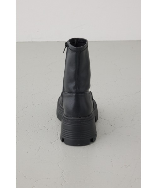 AZUL by moussy(アズールバイマウジー)の「VENUSストレッチトラックソールブーツ(ブーツ・レディース・アイボリー/ブラック・SMALL/MEDIUM/LARGE)」の3枚目の写真