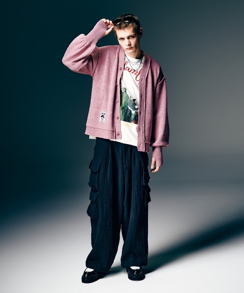 glamb(グラム)の「Creed Cardigan / クリードカーディガン(カーディガン/ボレロ・メンズ・イエロー/ピンク/ブラック/ブルー・M/L)」の18枚目の写真