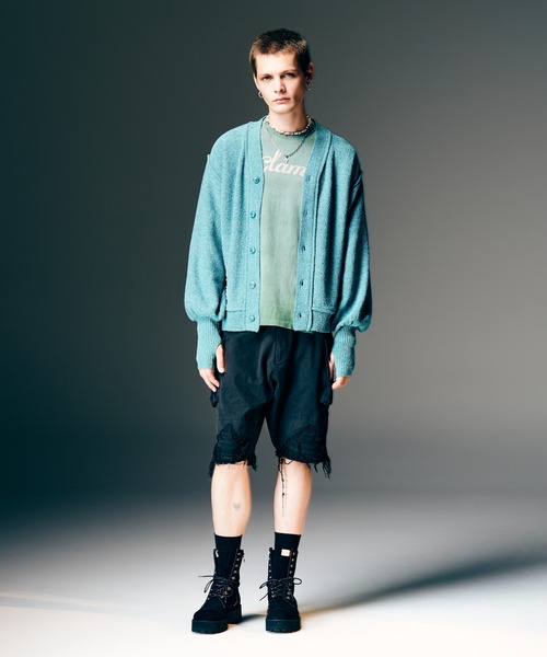 glamb(グラム)の「Creed Cardigan / クリードカーディガン(カーディガン/ボレロ・メンズ・イエロー/ピンク/ブラック/ブルー・M/L)」の12枚目の写真