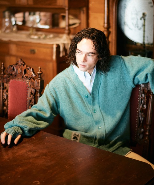 glamb(グラム)の「Creed Cardigan / クリードカーディガン(カーディガン/ボレロ・メンズ・イエロー/ピンク/ブラック/ブルー・M/L)」の19枚目の写真