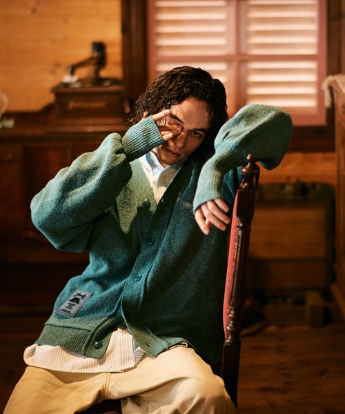 glamb(グラム)の「Creed Cardigan / クリードカーディガン(カーディガン/ボレロ・メンズ・イエロー/ピンク/ブラック/ブルー・M/L)」の20枚目の写真