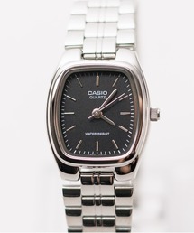 /CASIO（カシオ）/クラシックメタル　アナログ時計　シルバーケース