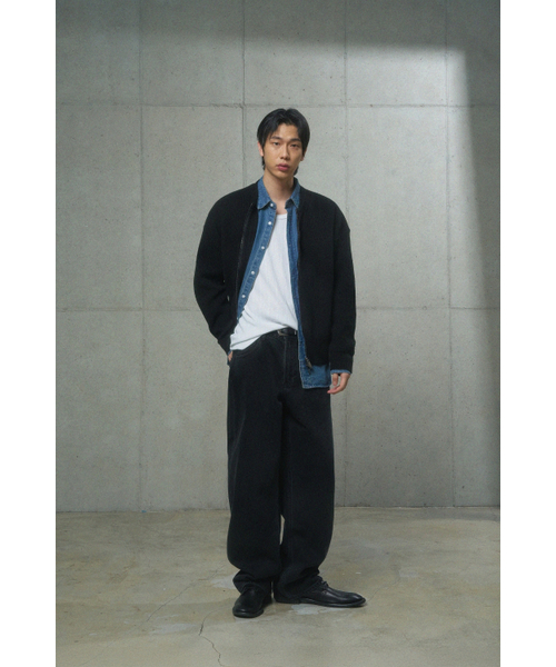 MOOD INSIDE（ムードインサイド）の「ウェーブ2WAYニットジップアップ_ブラック（カーディガン/ボレロ・レディース・その他・MEDIUM/LARGE/X-LARGE）」の3枚目の写真
