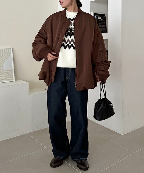 DISCOAT（ディスコート）の「【ユニセックス】求心柄オーバーニット