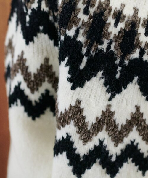 ユニセックス】求心柄オーバーニット（ニット/セーター）｜DISCOAT