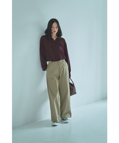 marjour(マージュール)の「CHIC CHINO PANTS(チノパンツ・レディース・ベージュ/ブラウン・M)」の15枚目の写真