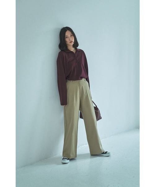 marjour(マージュール)の「CHIC CHINO PANTS(チノパンツ・レディース・ベージュ/ブラウン・M)」の14枚目の写真