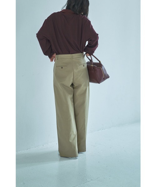 marjour(マージュール)の「CHIC CHINO PANTS(チノパンツ・レディース・ベージュ/ブラウン・M)」の12枚目の写真