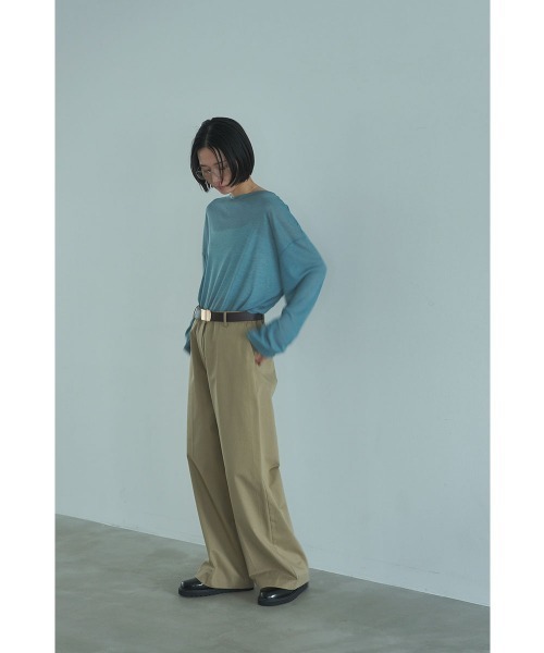 marjour(マージュール)の「CHIC CHINO PANTS(チノパンツ・レディース・ベージュ/ブラウン・M)」の10枚目の写真